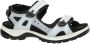 Ecco Offroad nubuck outdoor sandalen lichtblauw - Thumbnail 1