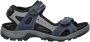 Ecco Offroad nubuck outdoor sandalen blauw - Thumbnail 1