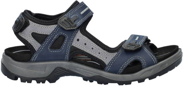 Ecco Offroad nubuck outdoor sandalen blauw