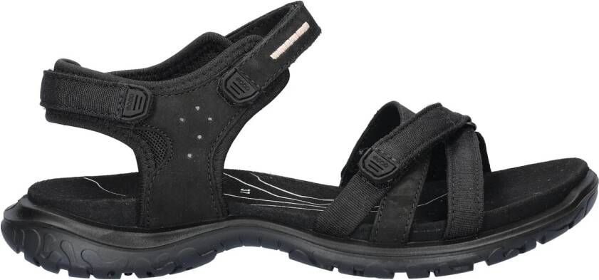 Ecco Offroad Roam nubuck sandalen zwart