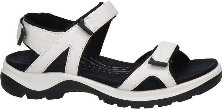 Ecco Offroad leren outdoor sandalen wit - Schoenen.nl