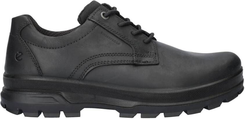 Ecco Rugged Track leren wandelschoenen zwart