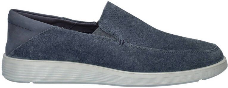 Ecco S Lite Hybrid suède loafers donkerblauw