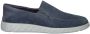Ecco S Lite Hybrid suède loafers donkerblauw - Thumbnail 1
