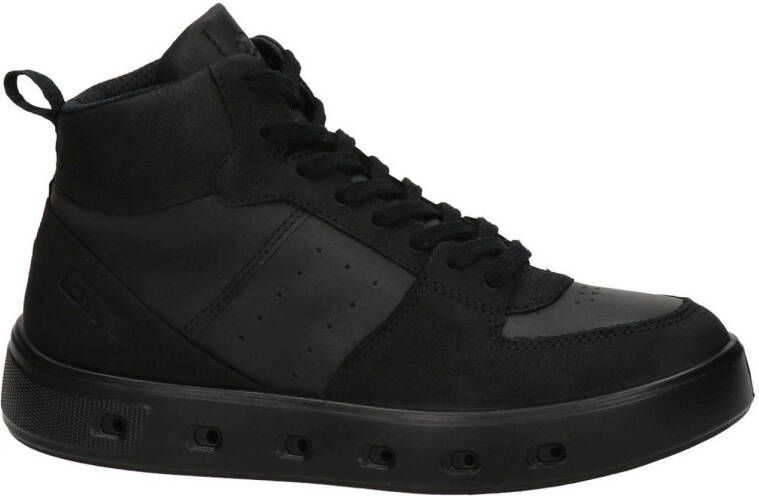 Ecco Street 720 W nubuck sneakers zwart