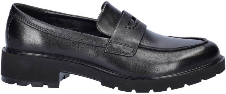 Ecco Vienna chunky leren loafers zwart