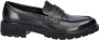 Ecco Vienna chunky leren loafers zwart - Thumbnail 1