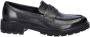 Ecco Vienna chunky leren loafers zwart - Thumbnail 1