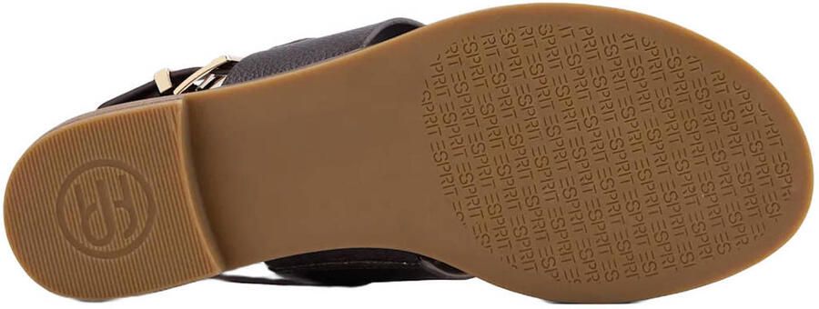ESPRIT imitatieleren sandalen bruin - Foto 3