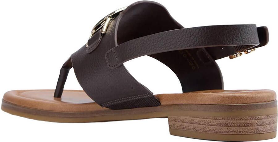 ESPRIT imitatieleren sandalen bruin - Foto 2