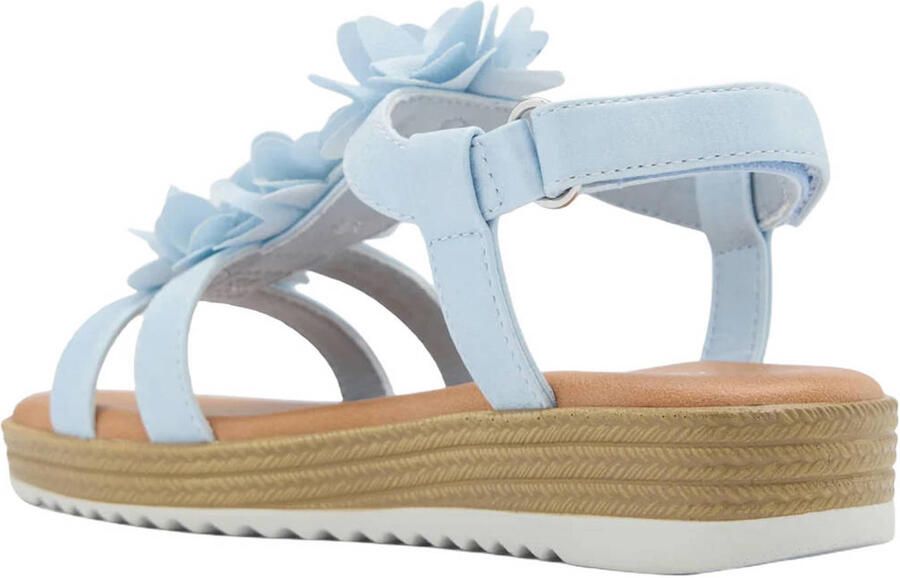 ESPRIT imitatieleren sandalen lichtblauw - Foto 3