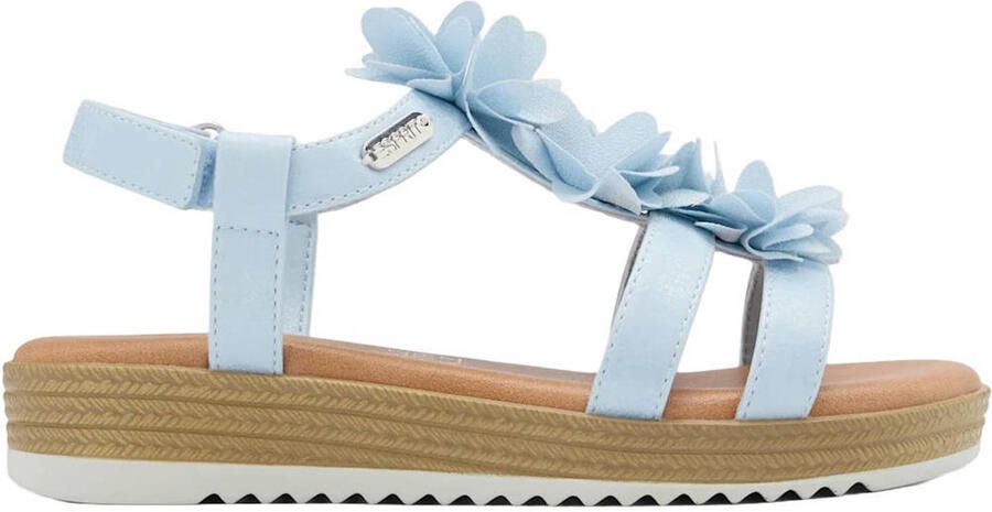 ESPRIT imitatieleren sandalen lichtblauw