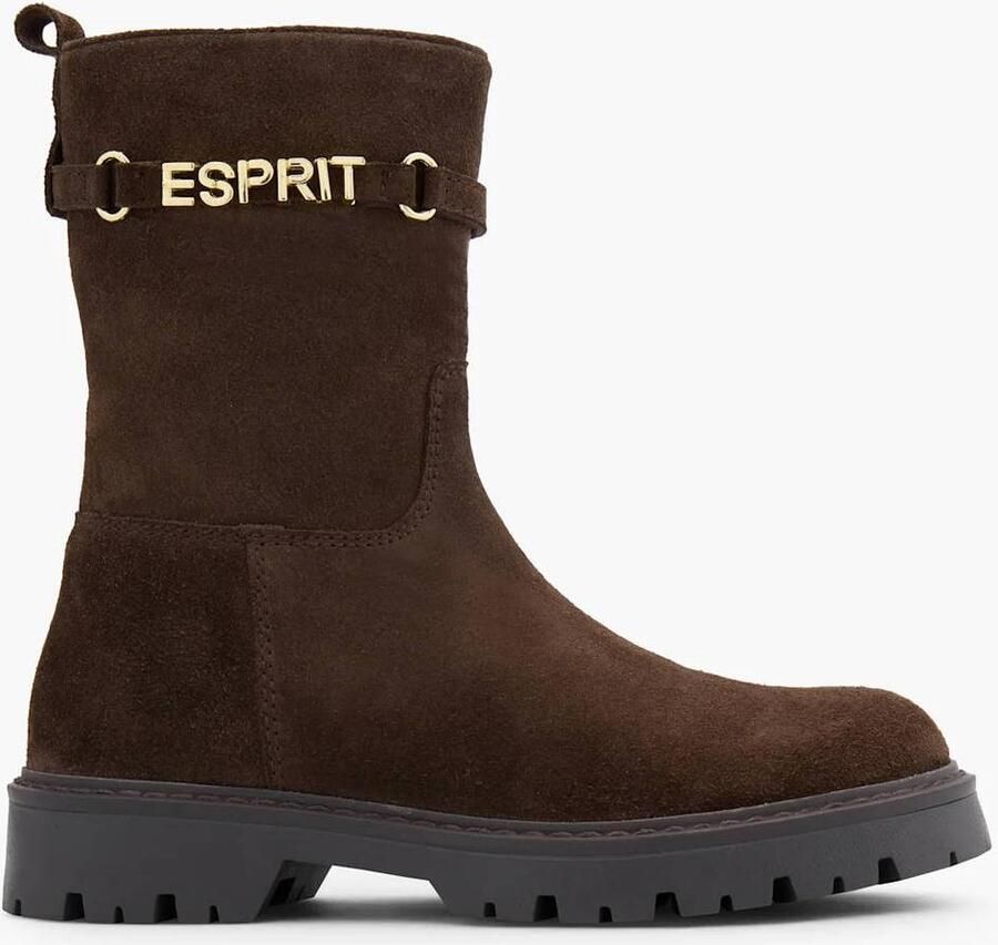 ESPRIT laarzen met profielzool donkerbruin - Foto 2