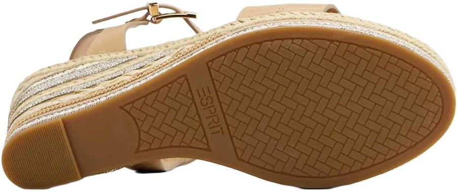 ESPRIT leren espadrilles beige - Foto 3