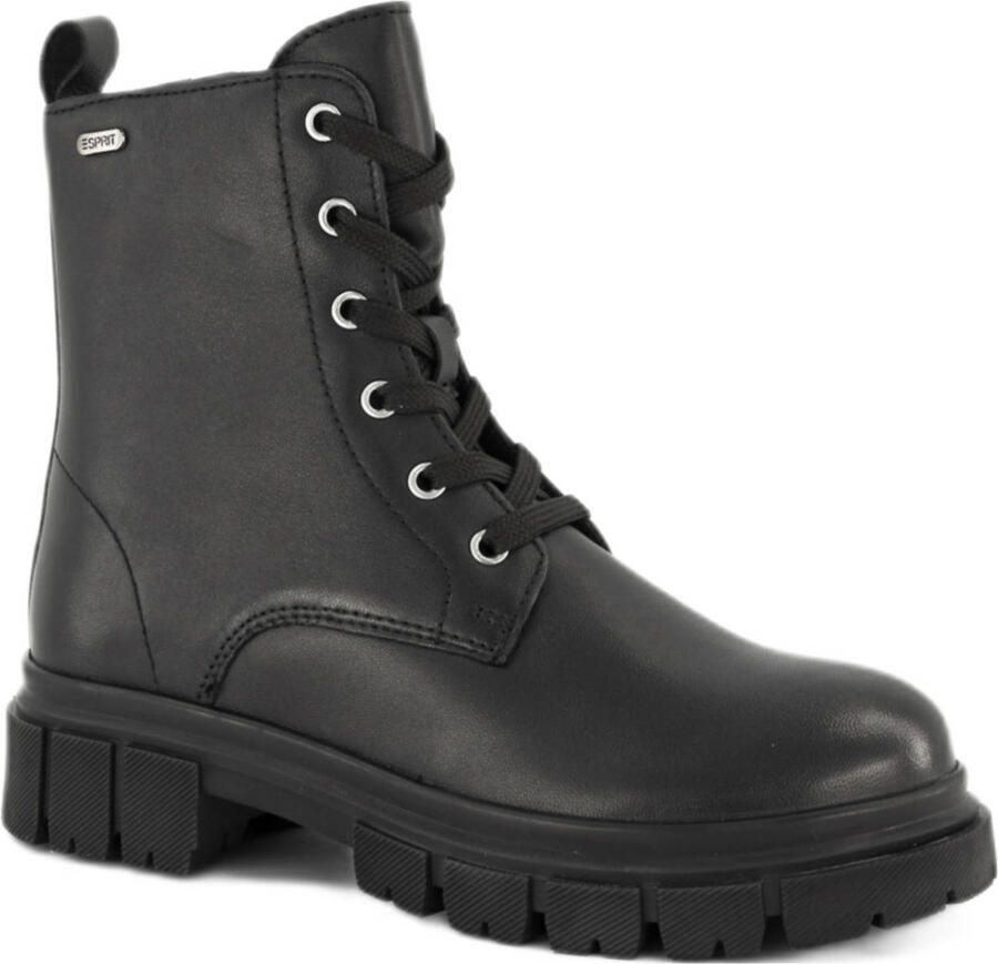 ESPRIT leren veterboots zwart - Foto 2