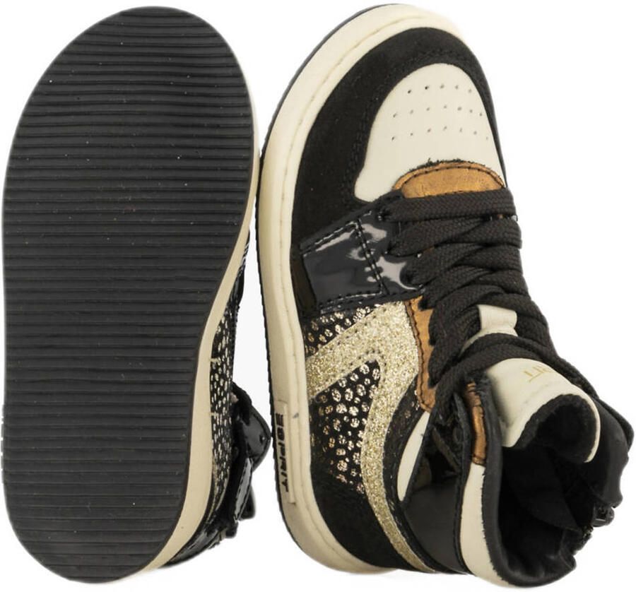 ESPRIT sneakers zwart goud