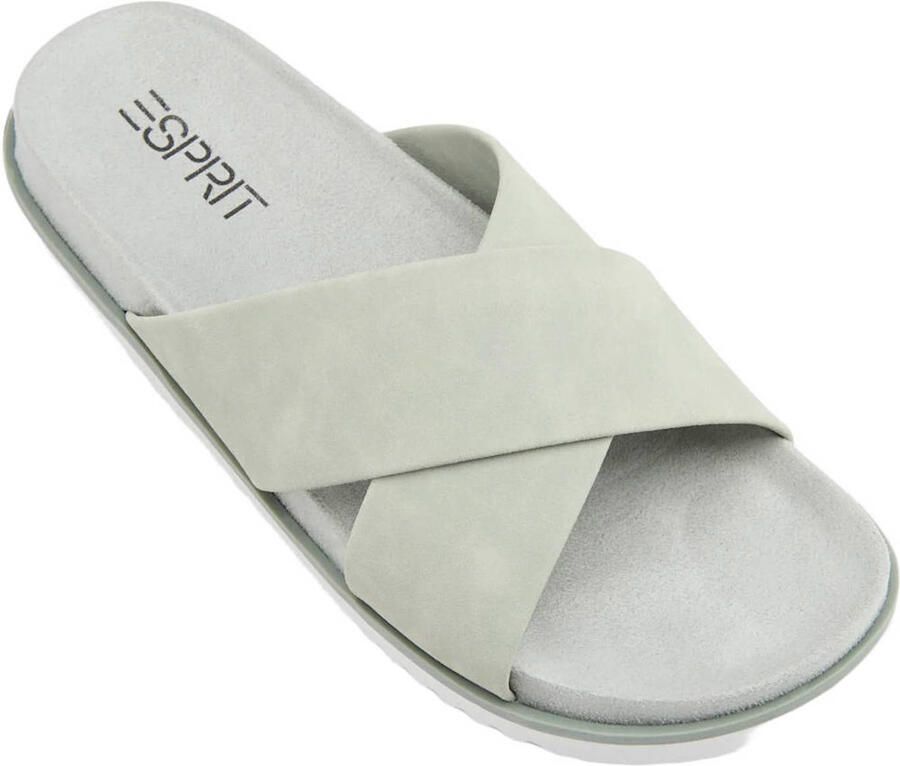 ESPRIT suède slippers lichtgroen - Foto 2