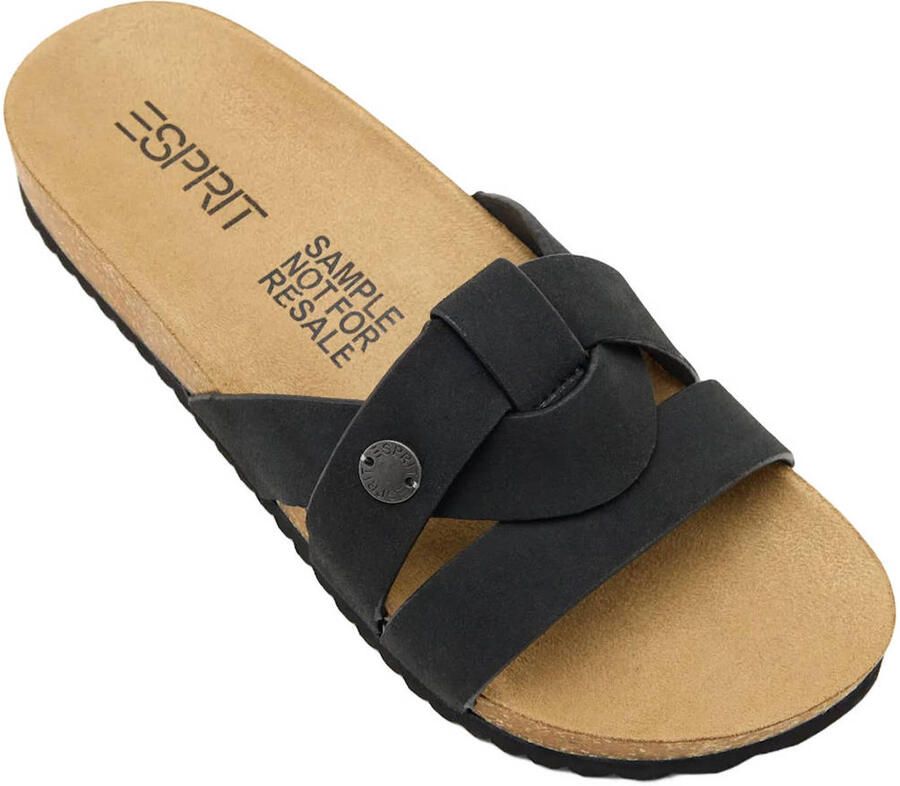 ESPRIT suède slippers zwart - Foto 2