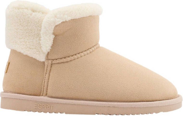 ESPRIT gevoerde enkelboots beige