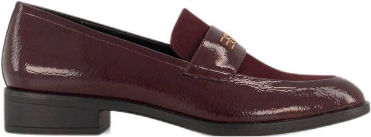 ESPRIT lak loafers bordeaux
