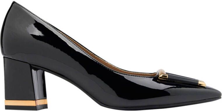 ESPRIT lak pumps zwart goud