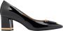ESPRIT lak pumps zwart goud - Thumbnail 1