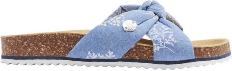Esprit Blauwe slipper print