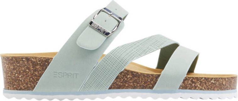 Esprit Groene slipper gesp