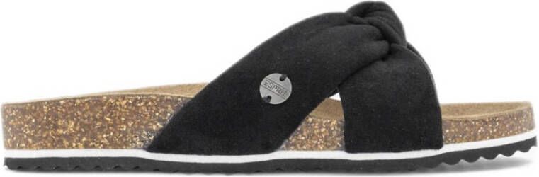 Esprit new Zwarte slipper knoop