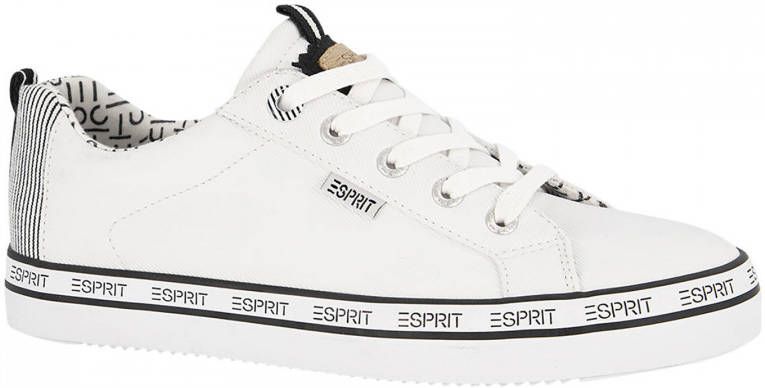 ESPRIT sneakers wit zwart