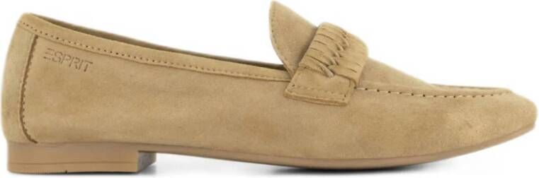 ESPRIT suède loafers beige