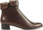 EVERYBODY Enkellaarsjes Dames 49146 Maat: 40 5 Materiaal: Leer Kleur: Bruin - Thumbnail 2