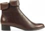EVERYBODY Enkellaarsjes Dames 49146 Maat: 40 5 Materiaal: Leer Kleur: Bruin - Thumbnail 2