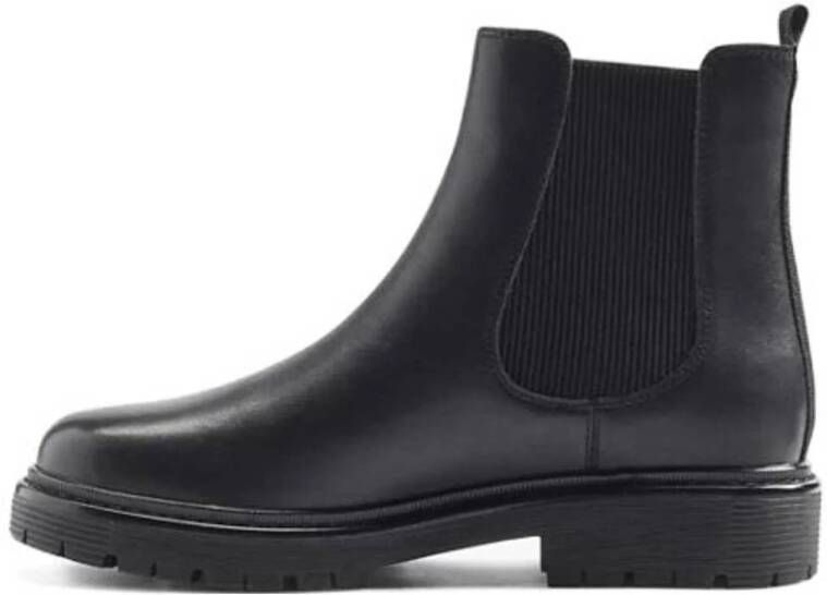 5th Avenue leren chelsea boots zwart