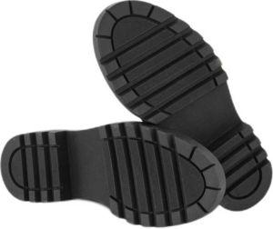 5th Avenue leren veterboots zwart