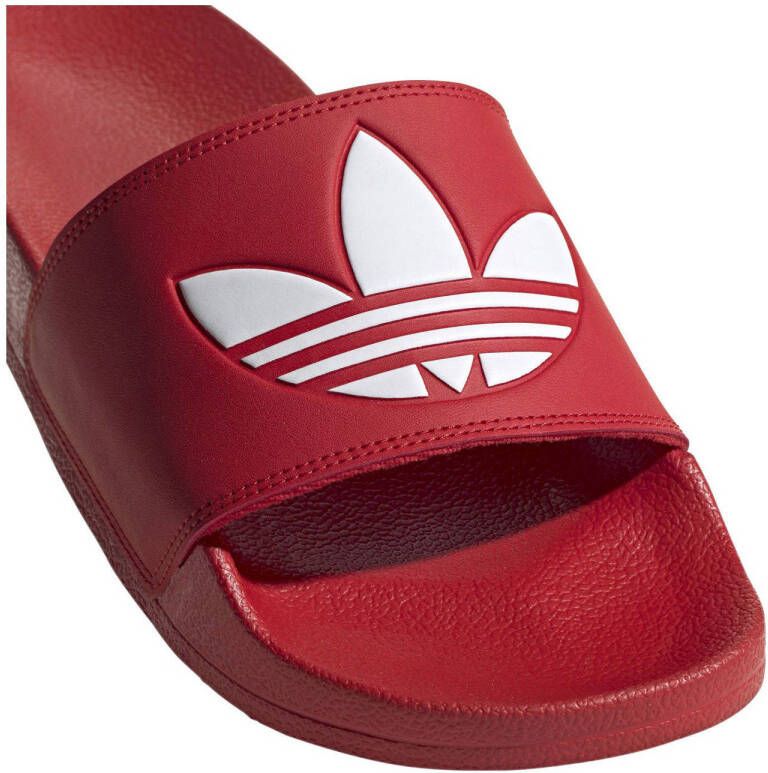 adidas Originals Adilette badslippers rood wit