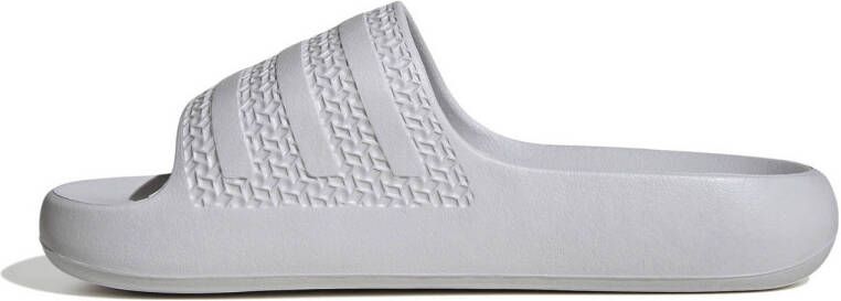 adidas Originals Ayoon badslippers lichtgrijs