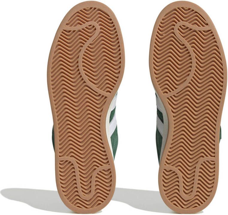 adidas Originals Campus 00s suède sneakers donkergroen wit