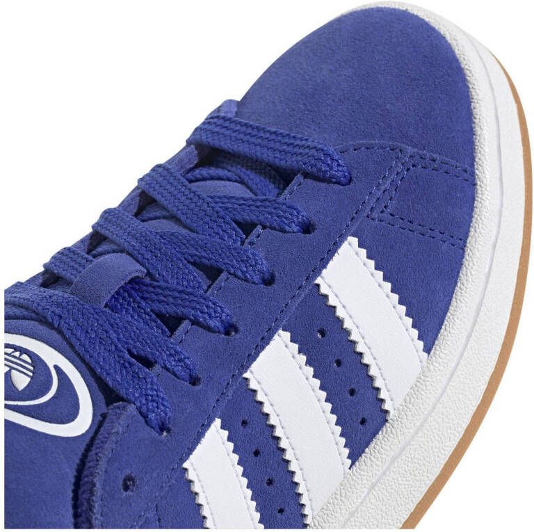 adidas Originals Campus 00s suède sneakers kobaltblauw wit gum