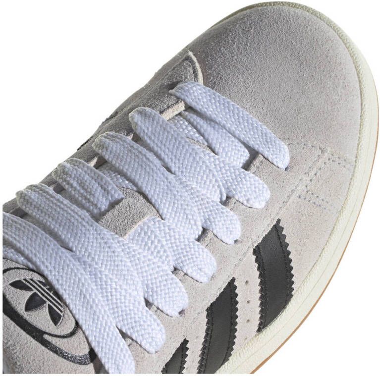 adidas Originals Campus 00s suède sneakers lichtgrijs zwart wit