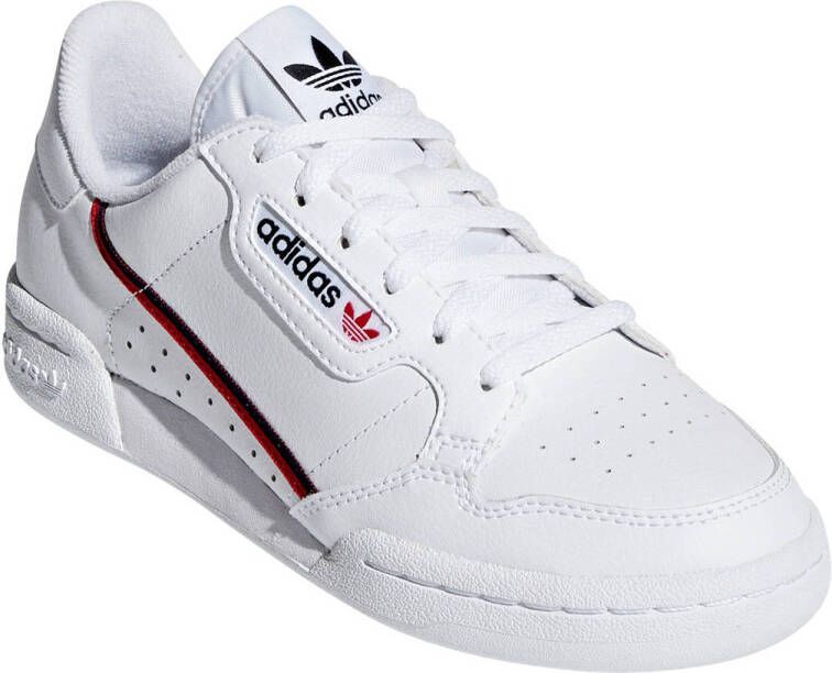 adidas Originals Continental 80 J sneakers wit rood