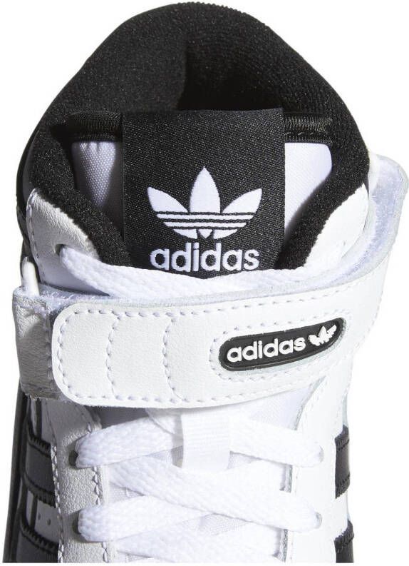 adidas Originals Forum Mid leren sneakers wit zwart