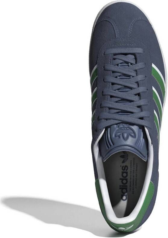 adidas Originals Gazelle sneakers donkerblauw groen wit