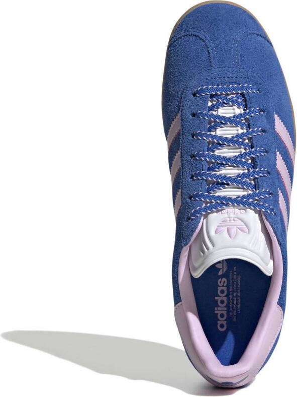adidas Originals Gazelle sneakers donkerblauw roze