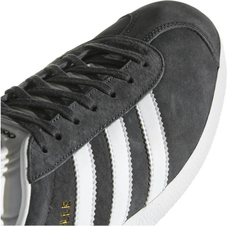 adidas Originals Gazelle sneakers donkergrijs wit