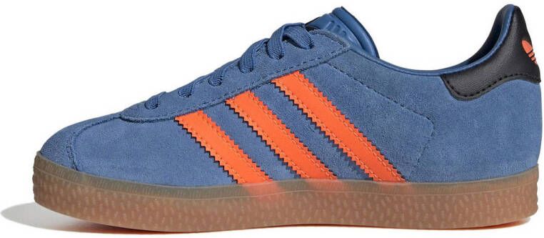 adidas Originals Gazelle sneakers kobaltblauw oranje