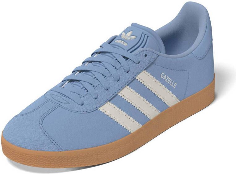 adidas Originals Gazelle sneakers lichtblauw wit