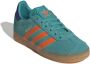 Adidas Originals Gazelle sneakers turquoise oranje - Thumbnail 3