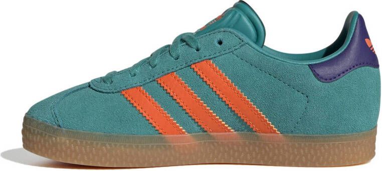 adidas Originals Gazelle sneakers turquoise oranje