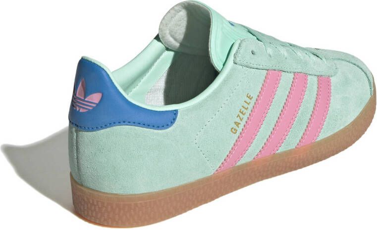 adidas Originals Gazelle sneakers turquoise roze blauw